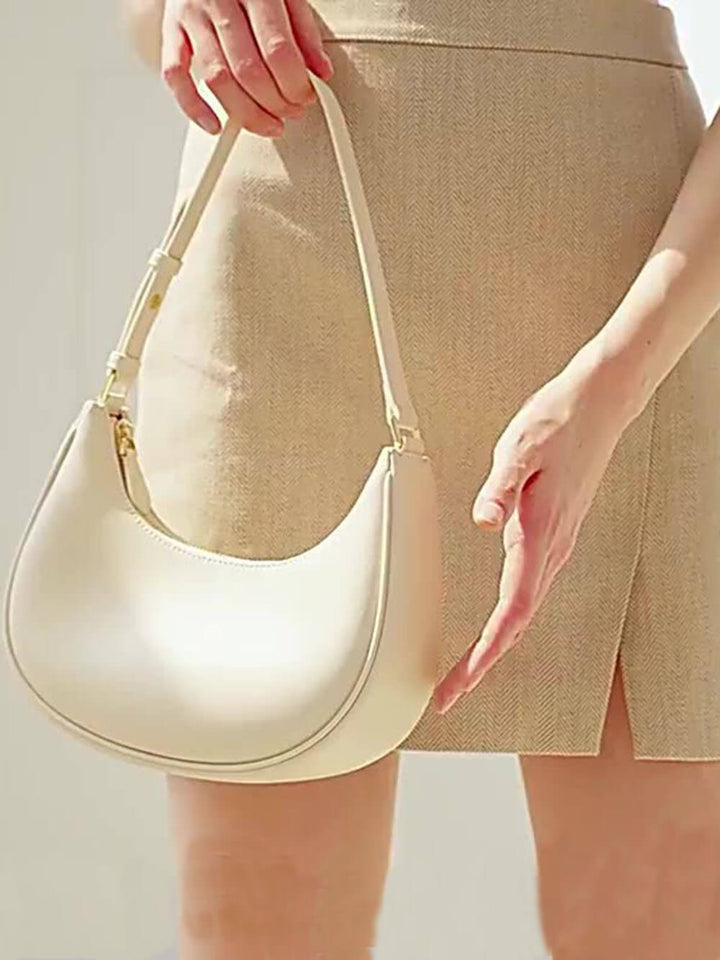 Bolsas meia-lua simples para axilas, um ombro, corpo cruzado