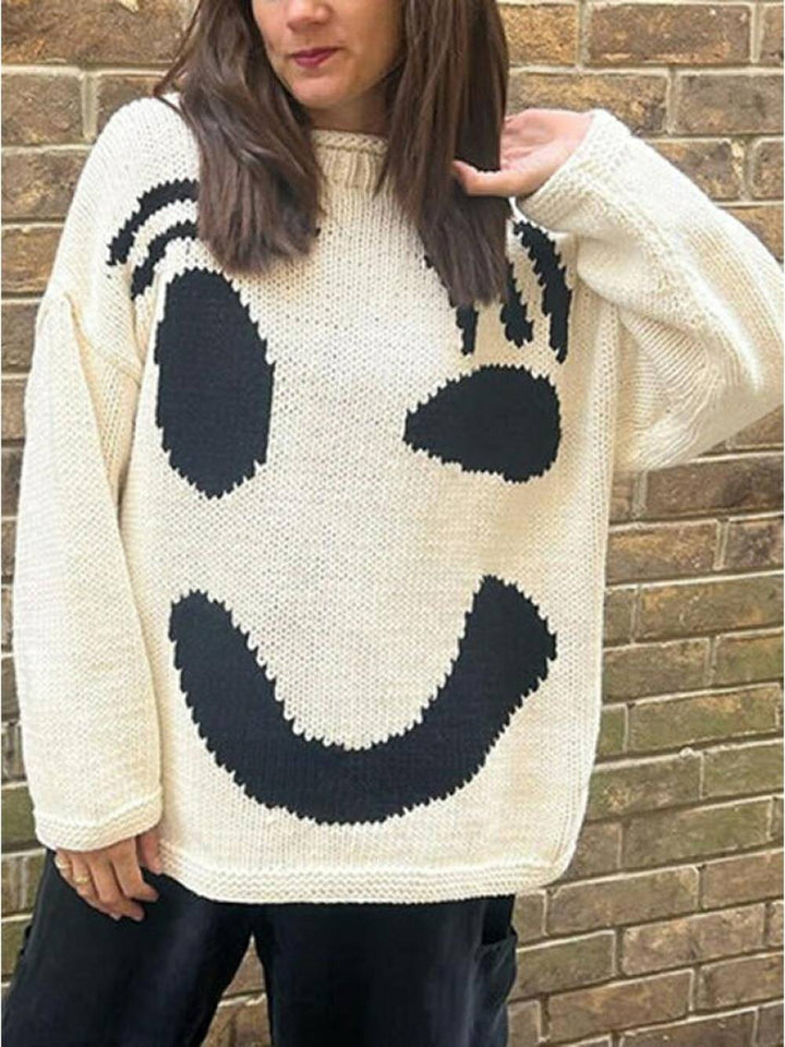 Happy Sunday Feel Good Strickpullover