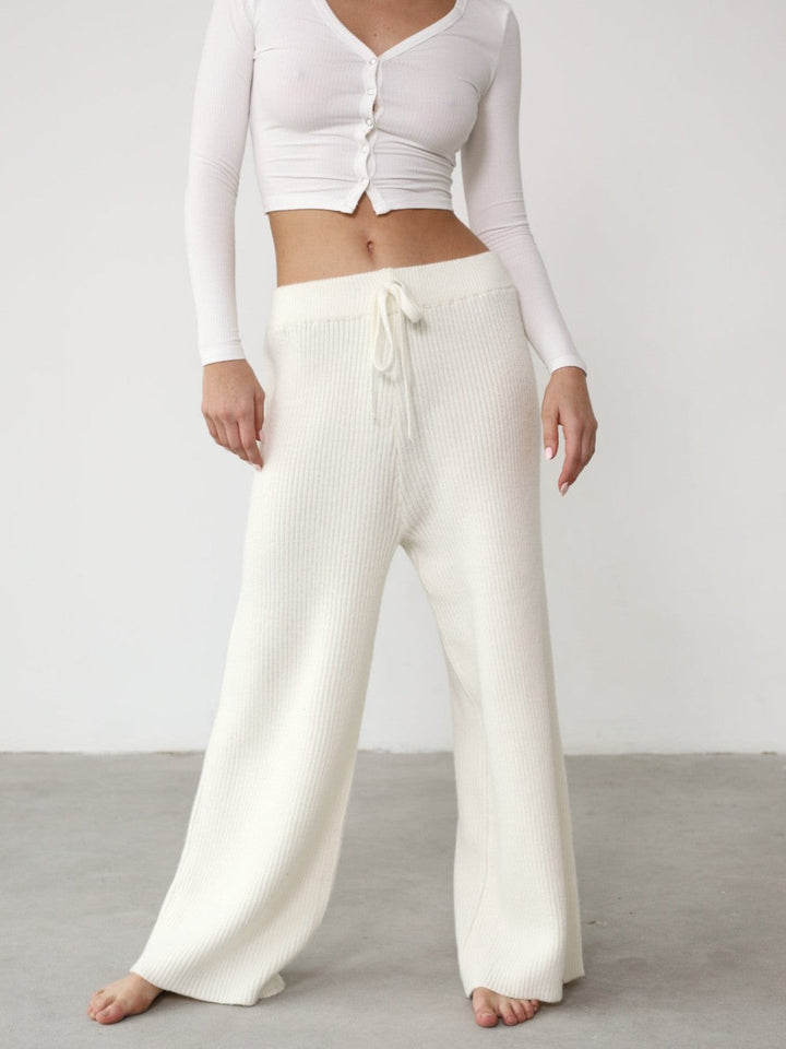 Organesch thermesch Strécke Wide Leg Pant