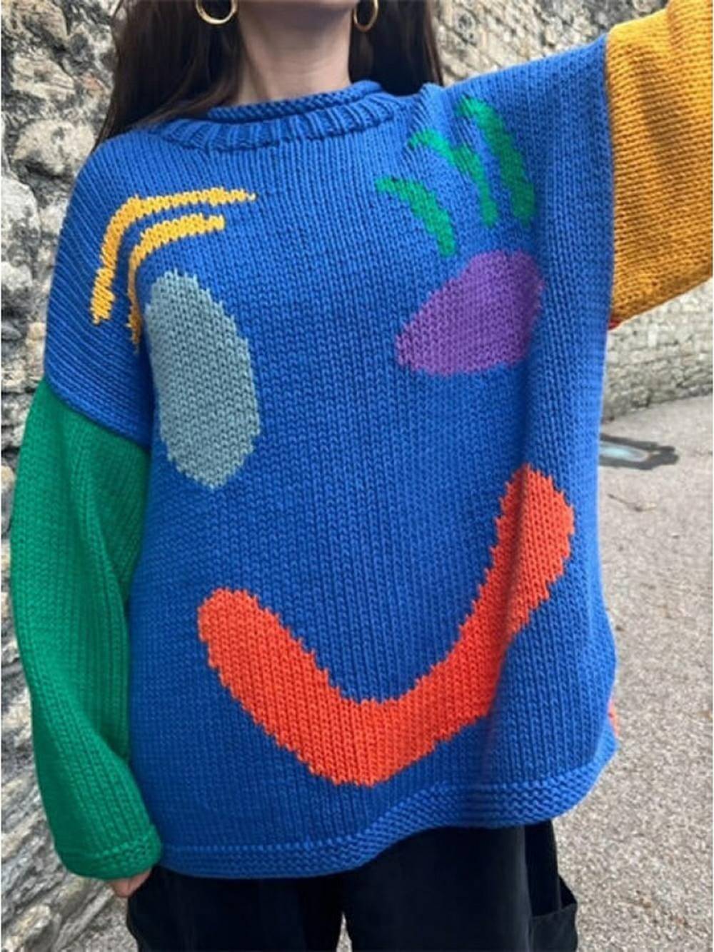 Happy Sunday Feel Good Knit Sweater