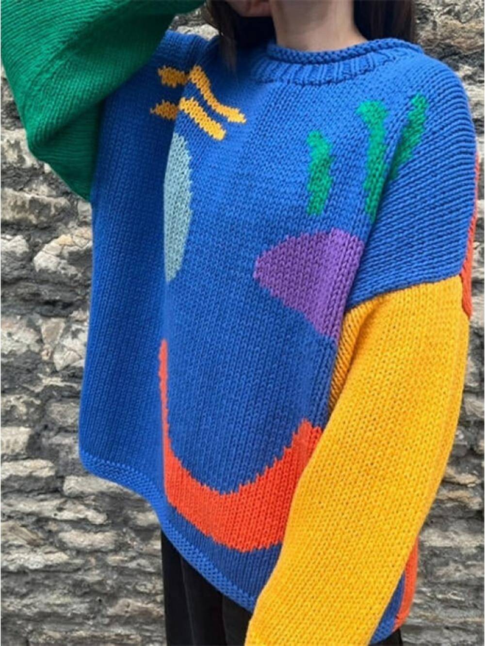 Happy Sunday Feel Good Strickpullover