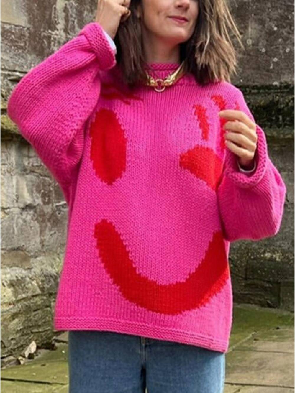 Happy Sunday Feel Good Knit Sweater