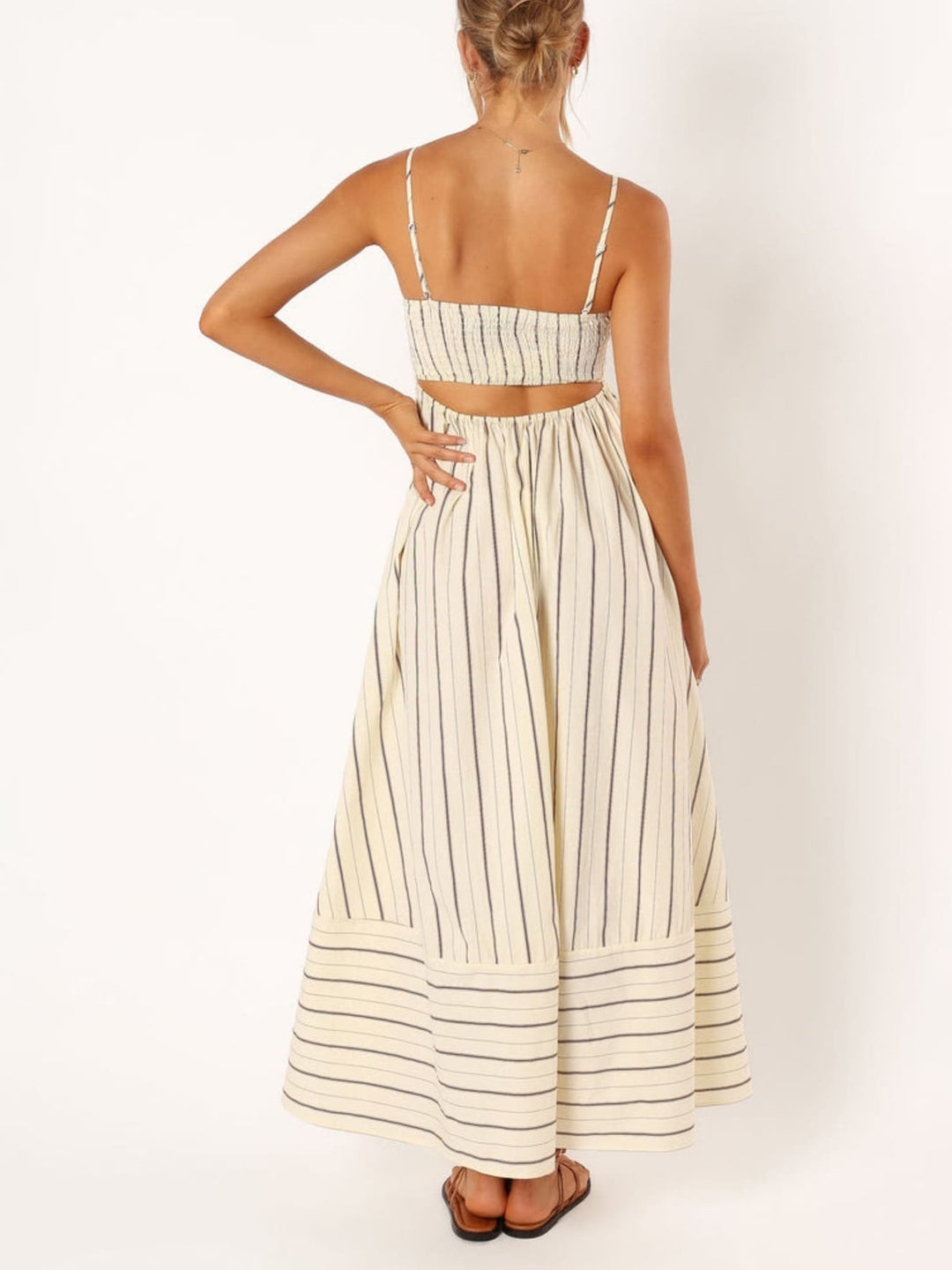 Stripe Slip Maxikjole