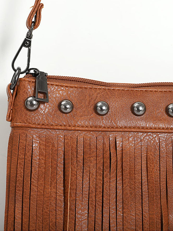 Crossbodytas met franjedecor