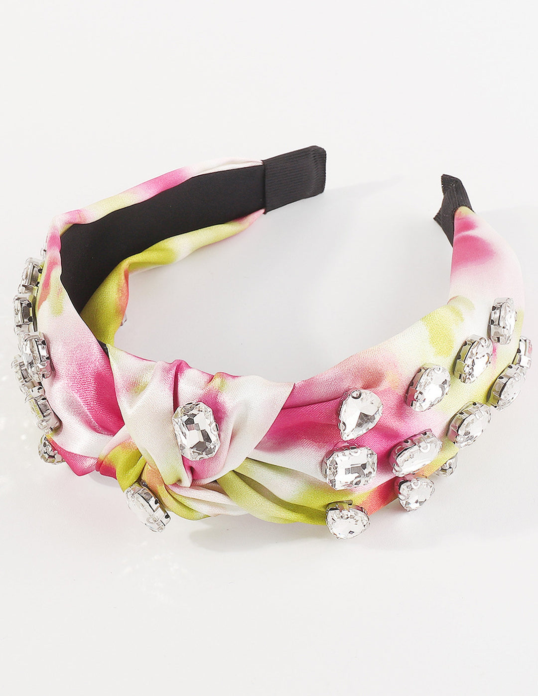 Knotted Tie-Dye Rhinestone Headband