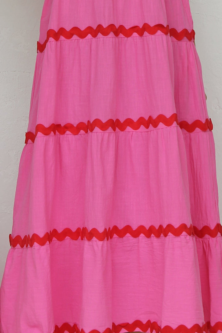 Inari Maxi ruha Rózsaszín