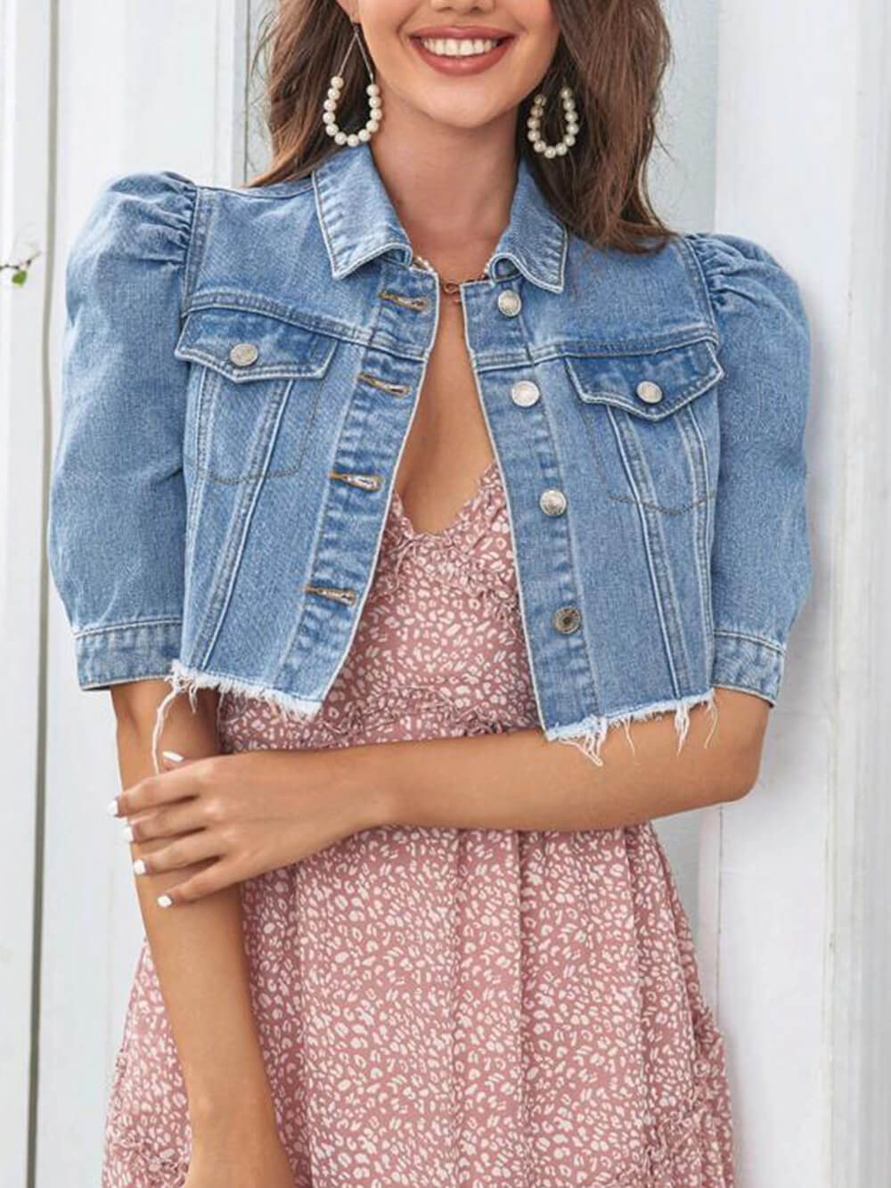 Ripped Denim Jacket