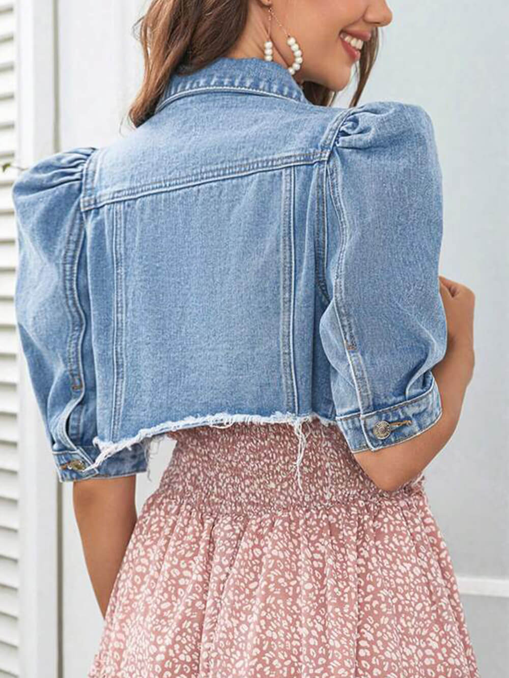 Ripped Denim Jacket