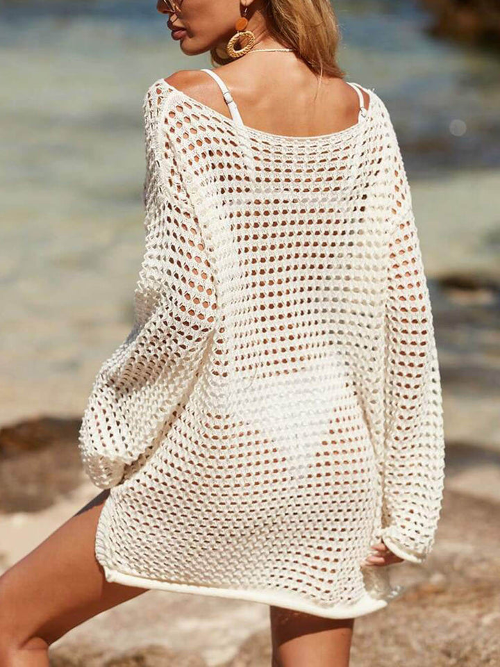Dissimulation de protection solaire pour bikini de plage à découpes tricotées