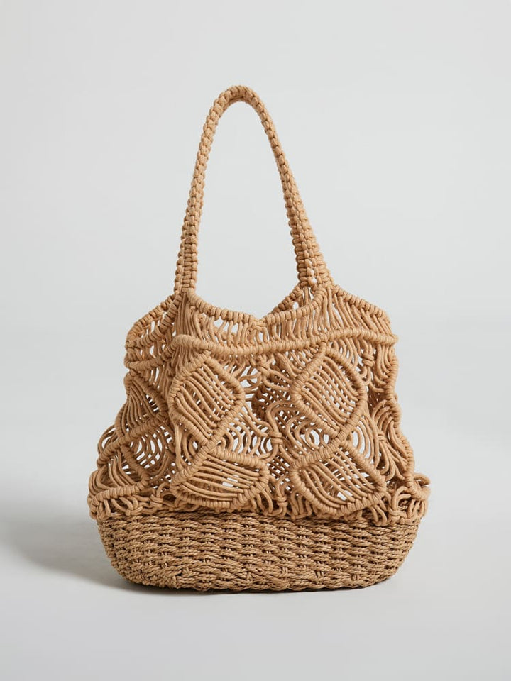 Marion Crochet Tote Bag