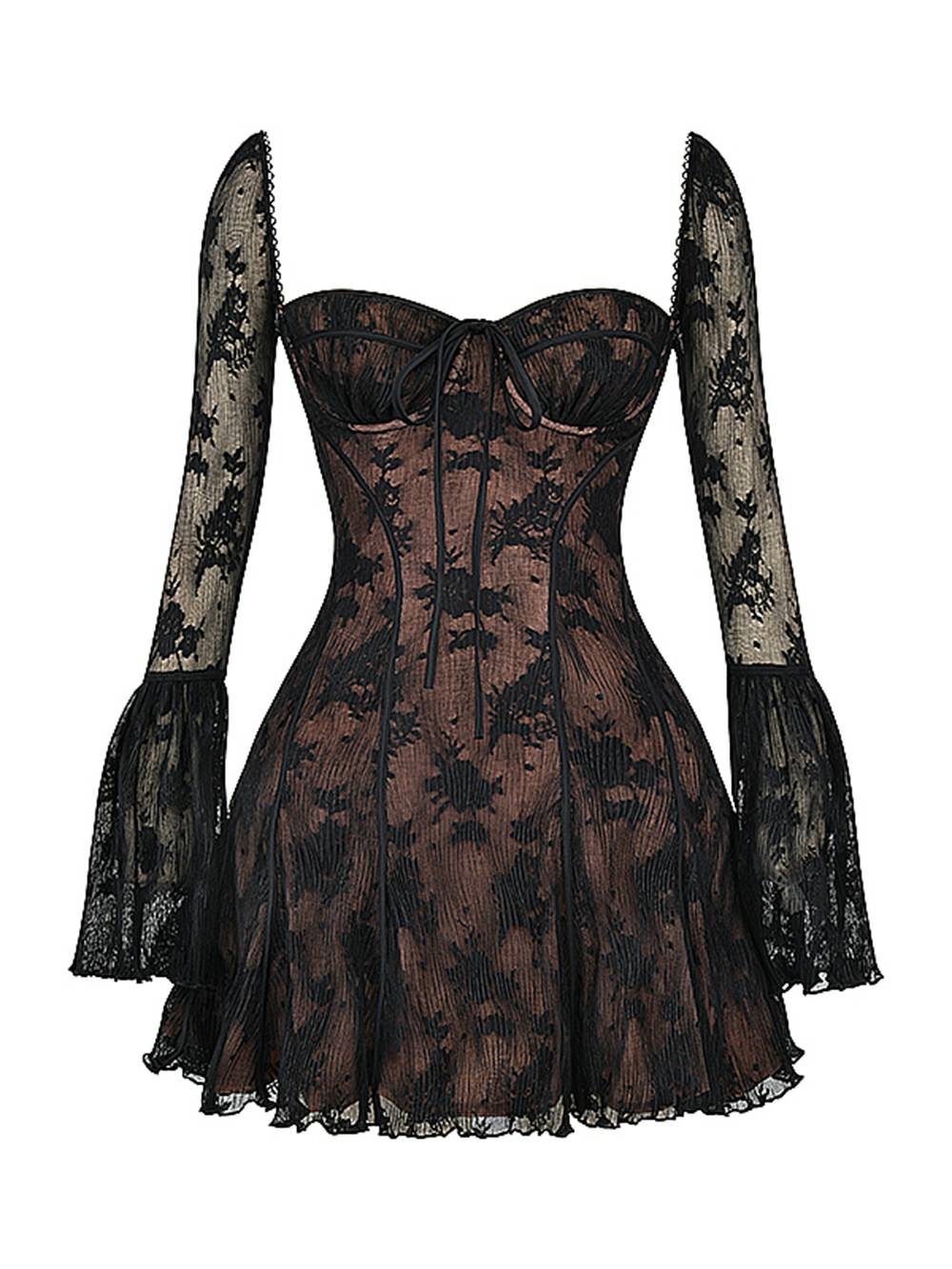 Vintage Lace Corset Dress