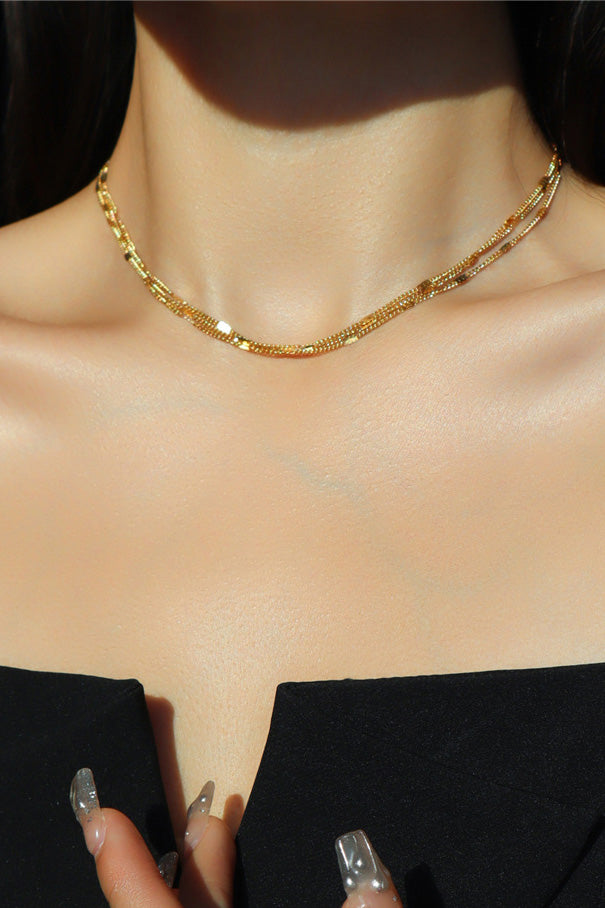 18k Gold Plated Seraphina Necklace Gold