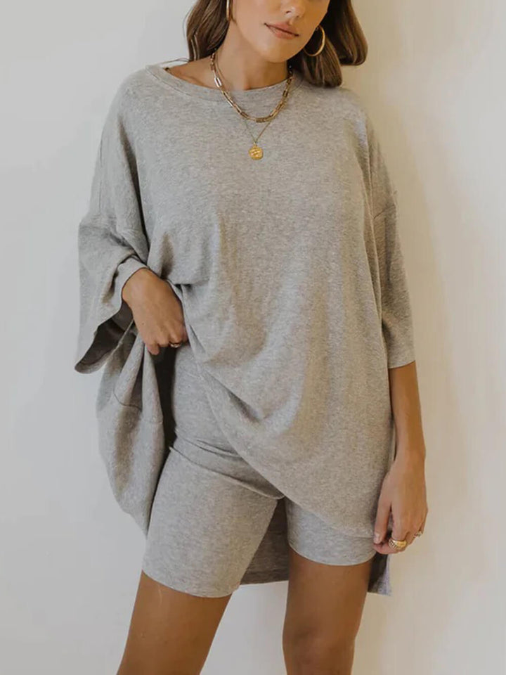 Ensemble long tout le week-end - Gris