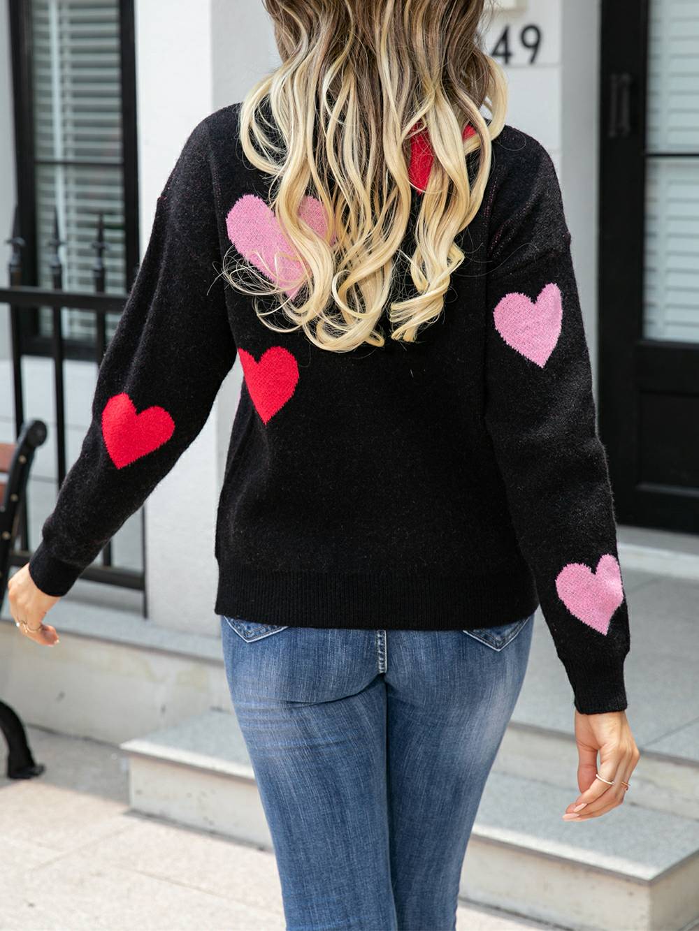 Pulover Pulover Cozy Knit Sweetheart