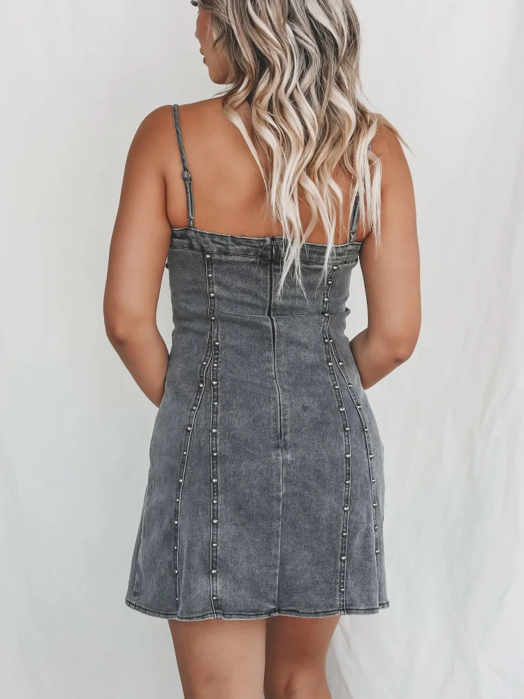 Dixie Denim Mini Elbise