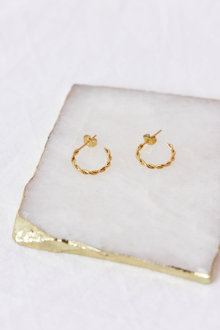 Pendientes Angelical Feeling Chapados en Oro 18K