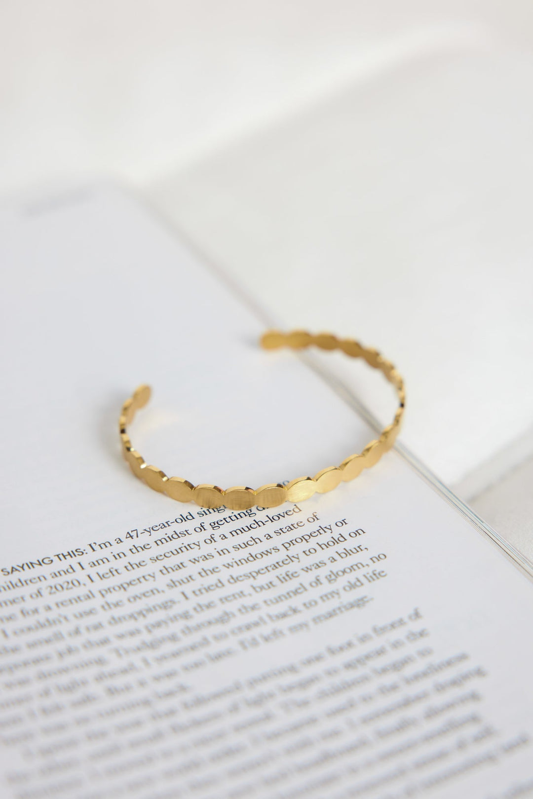 18 Karat vergoldetes Aphrodite-Armband Gold