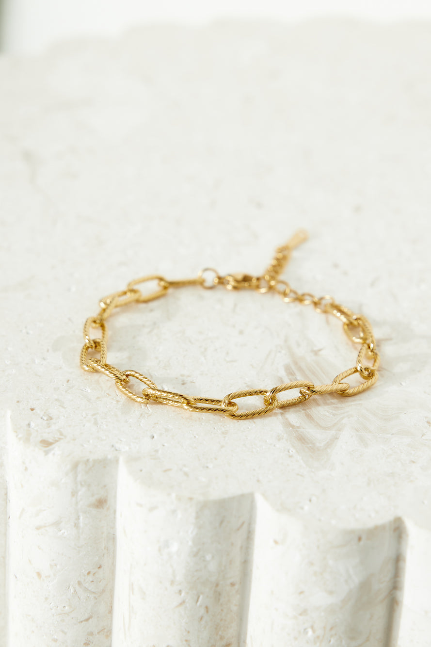 18k Gold Plated Kette vu Luxe Bracelet Gold