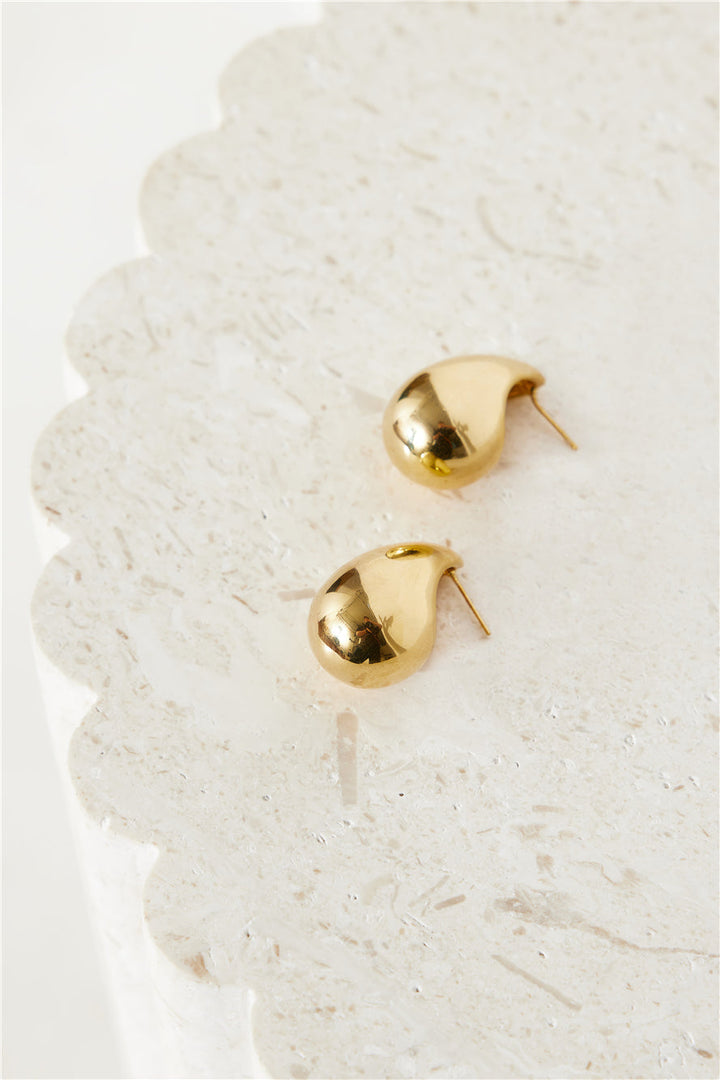 18k Gold Plated Dates At Night Earrings Gold
