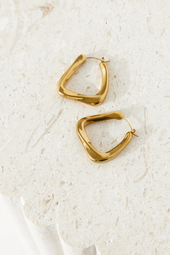 Pendientes De Aro Styled By You Chapados En Oro De 18k En Oro