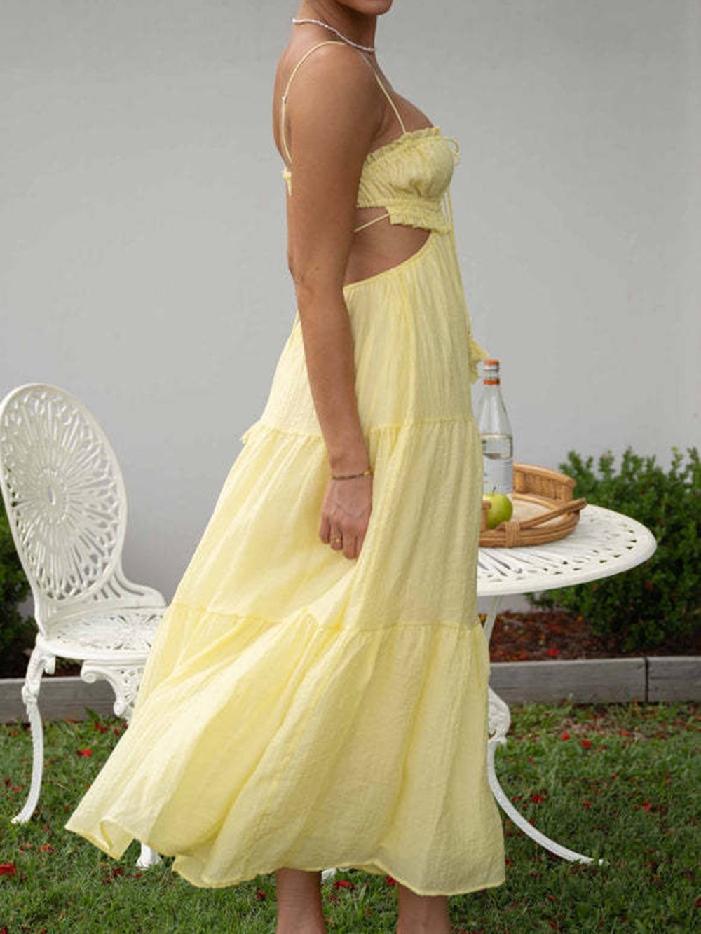 فستان ماجيكال مومنتس ماكسي باللون الأصفر