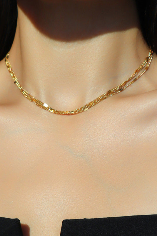 18k Gold Plated Seraphina Necklace Gold