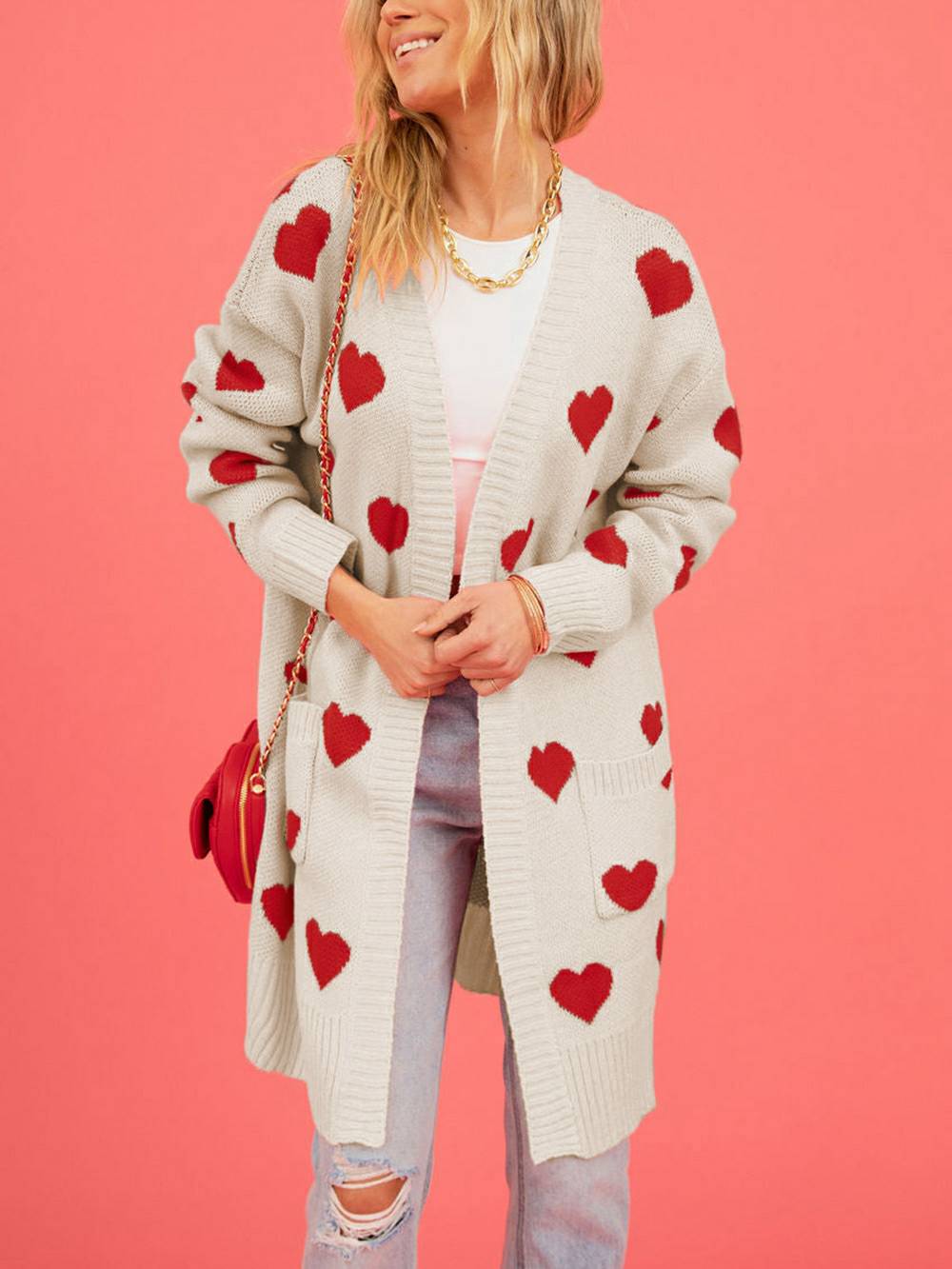 Heart Knit Cardigan