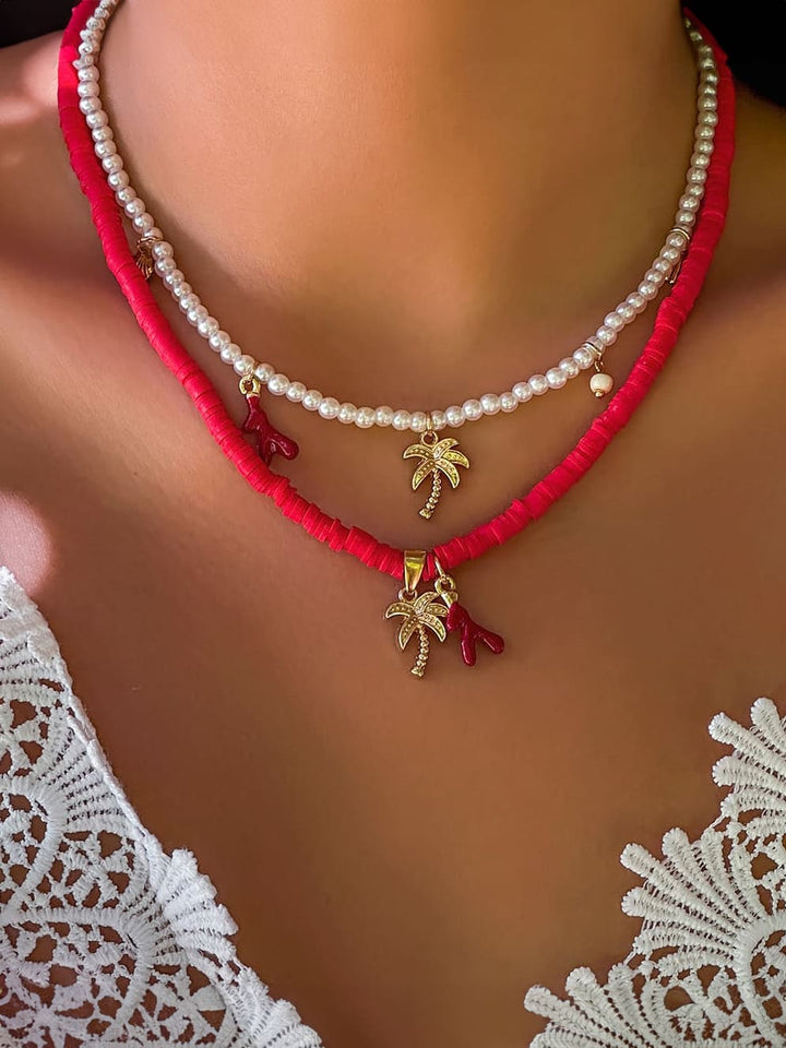 Collana Tahiti Sunset Pearl Beach Oro