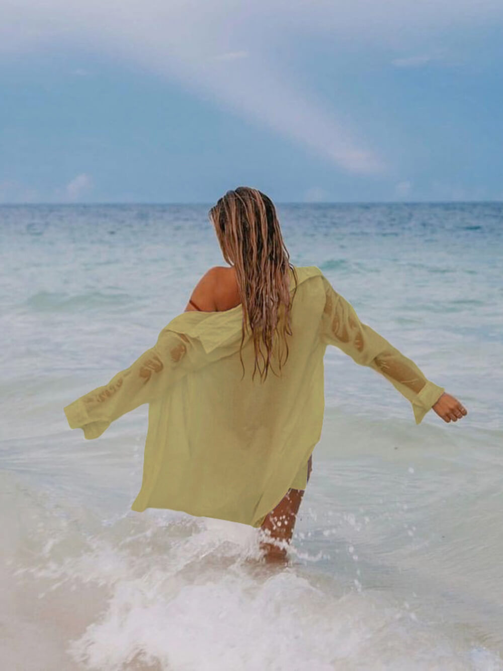 Tunika Bikini Cover-Ups Sexy Beach Wear Badedrakt Cover Up