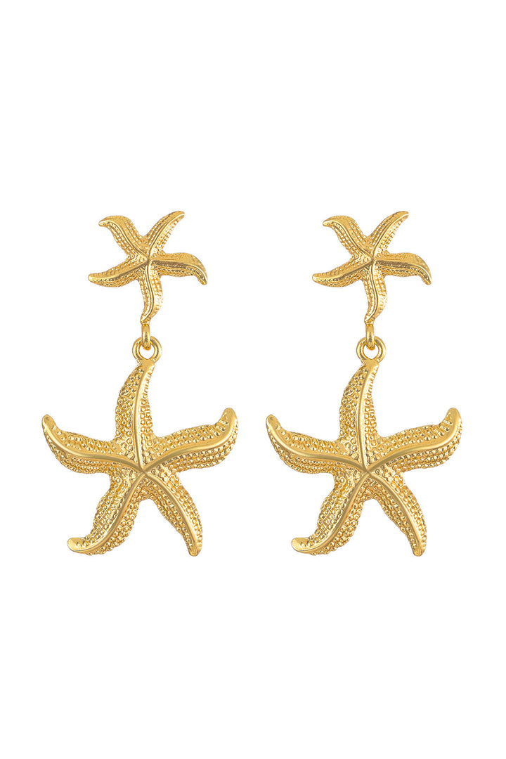 Starfish medál fülbevaló