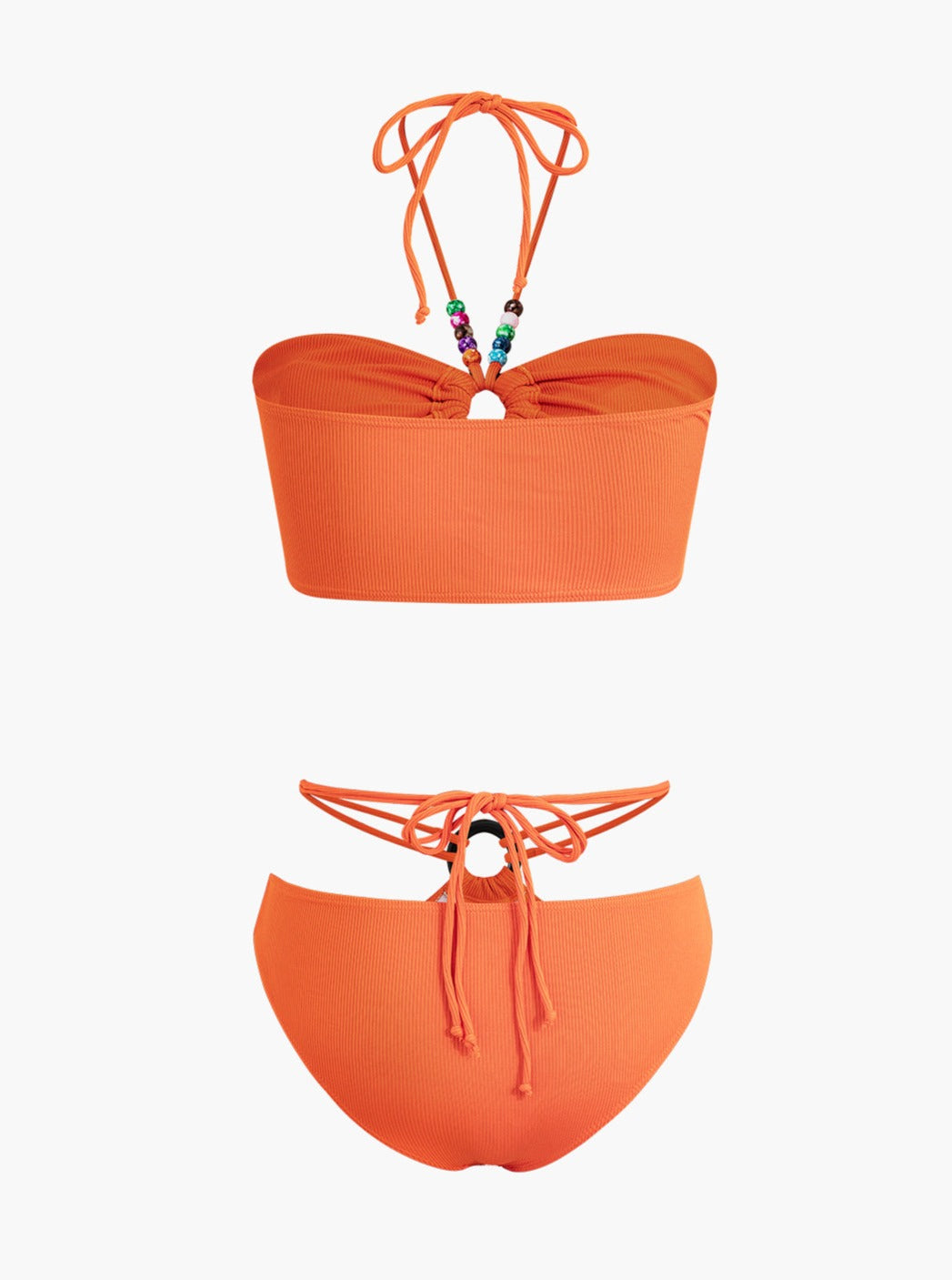 Neckholder-Bikini-Set mit Perlendetail