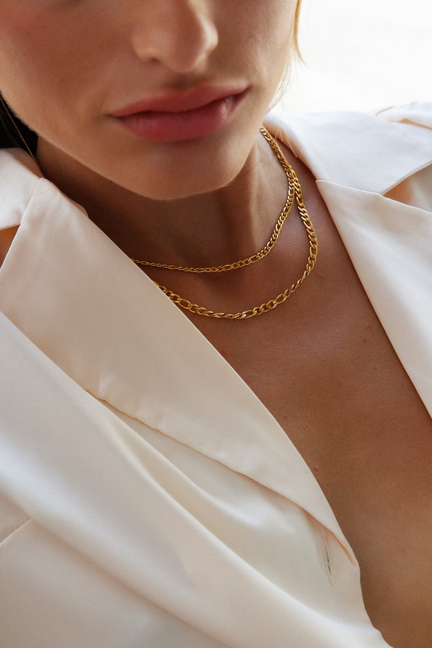 Collana d'amore con luminescenza placcata in oro 18 carati. Oro