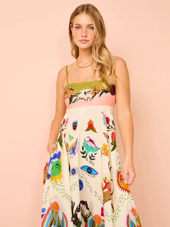 Evergreen Sundress V Multi