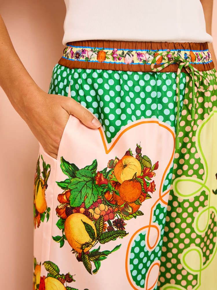 Set pantaloni cu imprimeu multicolor Lemon