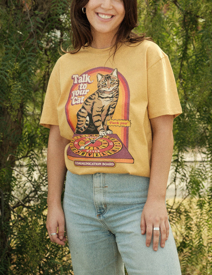 Sprechen Sie mit Ihrer Katze Basic T-Shirt