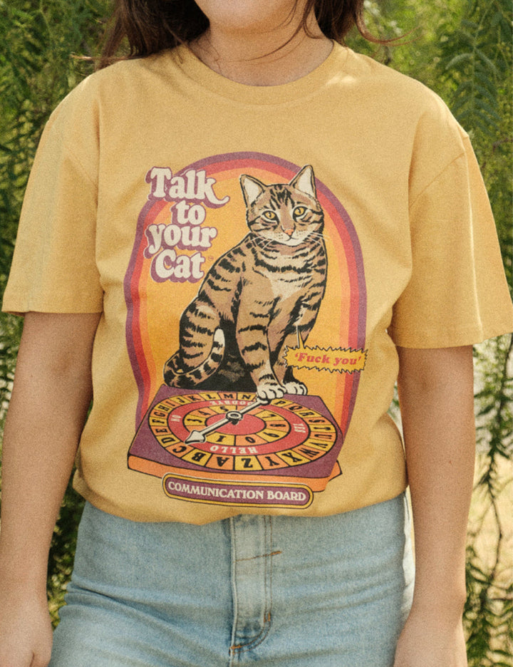 Sprechen Sie mit Ihrer Katze Basic T-Shirt