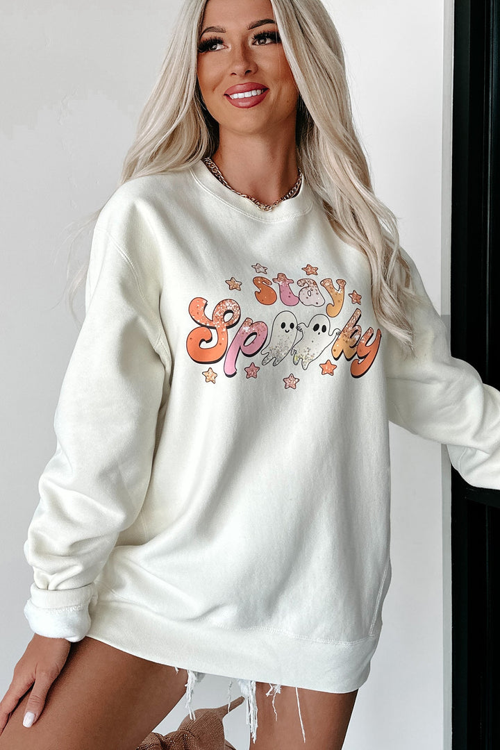 Stay Spooky Friends Heavyweight Graphic Crewneck (os)