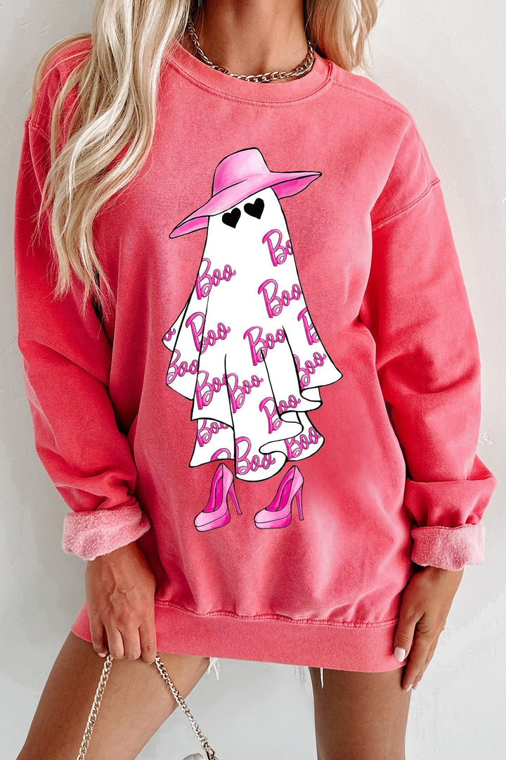 Girly Ghost Graphic Crewneck (vattenmelon)