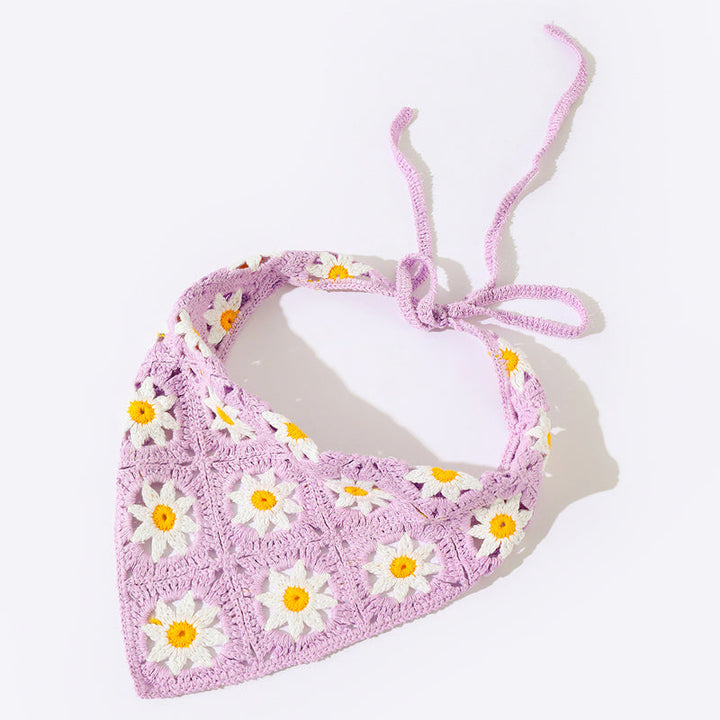 Ruční háčkování Daisy Bandana