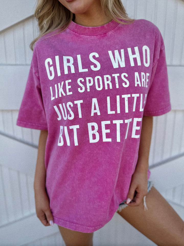 Az ásványmosó lányok, akik szeretik a sportot, egy kicsit jobbak, rózsaszín te