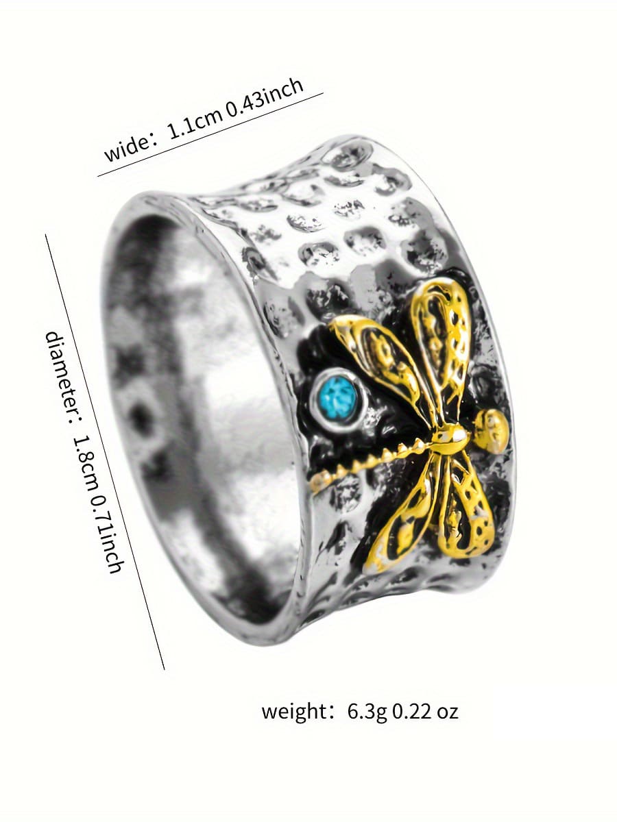 Bague Insecte Aigue-Marine