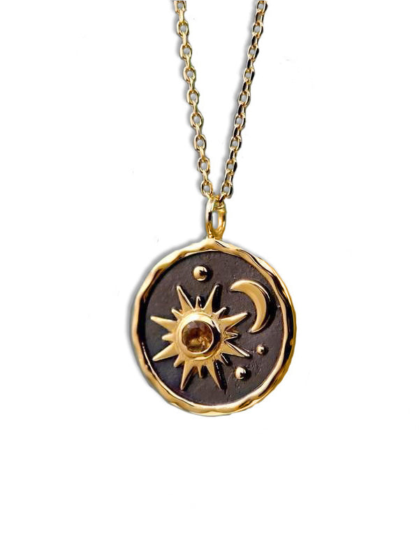 Collier Boho Soleil Lune