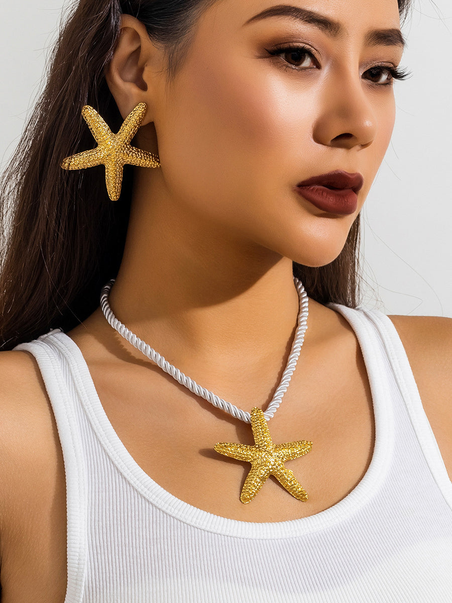 Santorini Starfish nyaklánc ~ arany