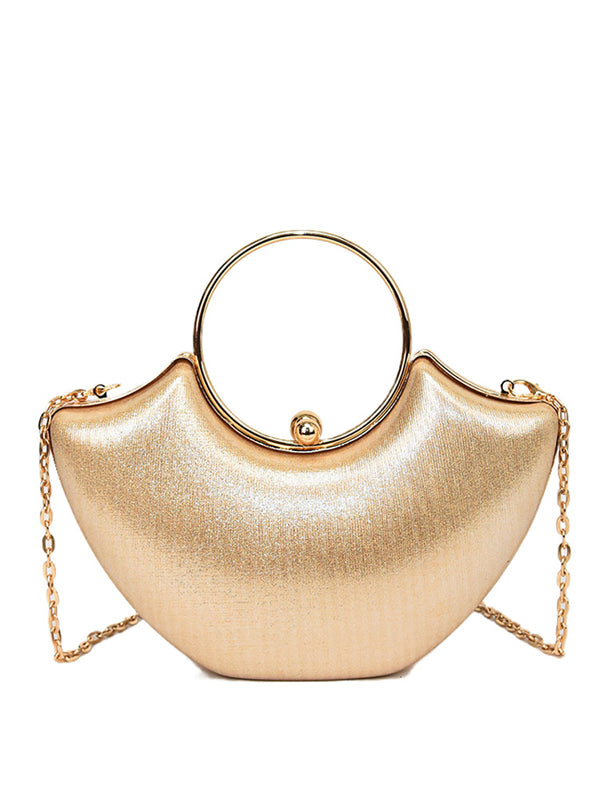 Retro Clip Light Luxo Personalidade Moda Crossbody Bolsa