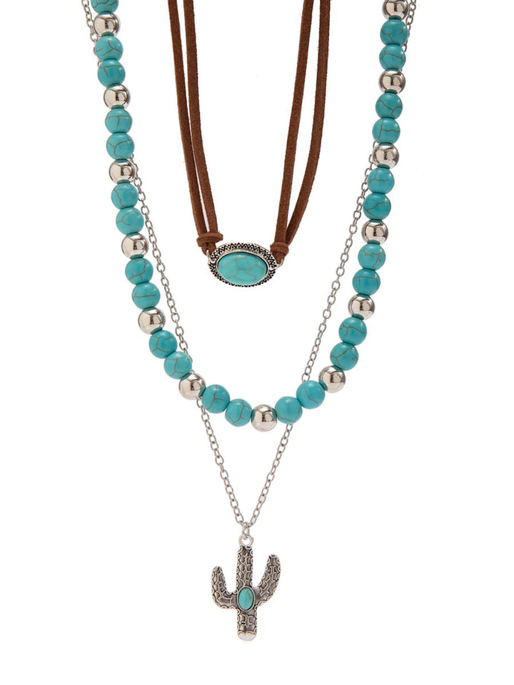 Collier Collier Cactus Turquoise