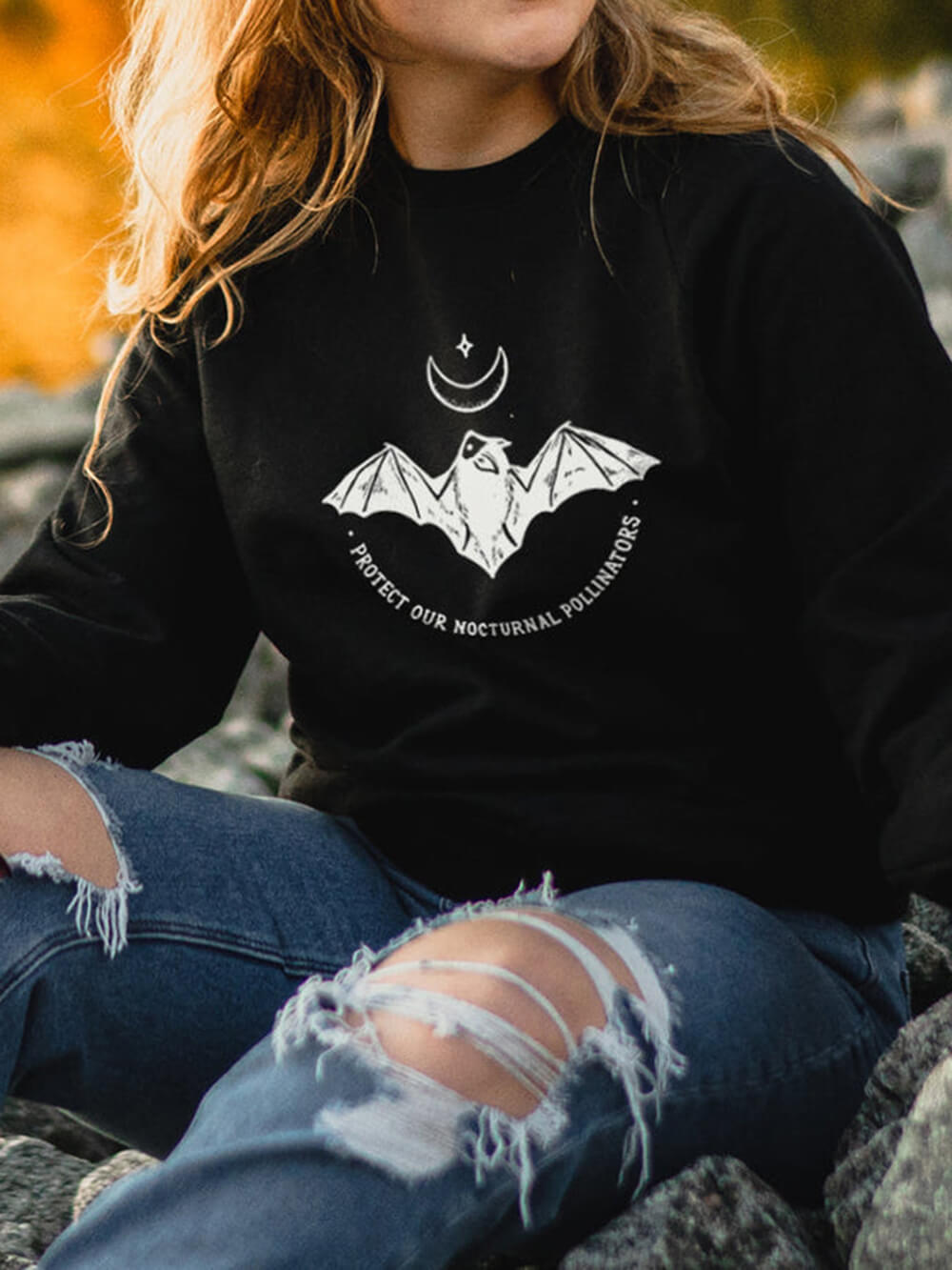 Schützt Eis Nocturnal Pollinators Sweatshirt