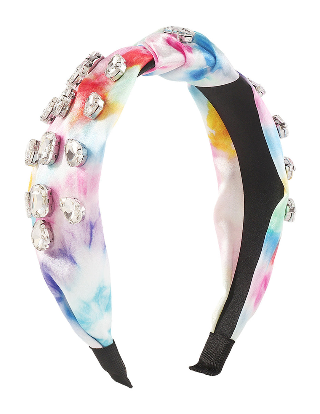 סרט לראש מסוג Tie-Dye Rhinestone