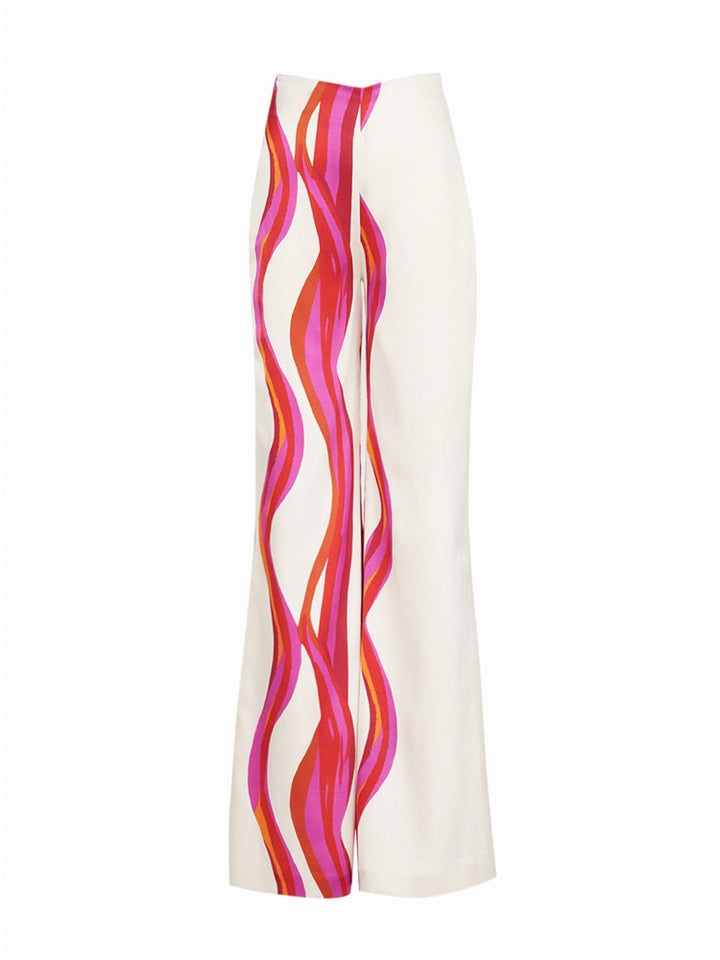 Conjunto de dos piezas Abstract Waves - Fucsia