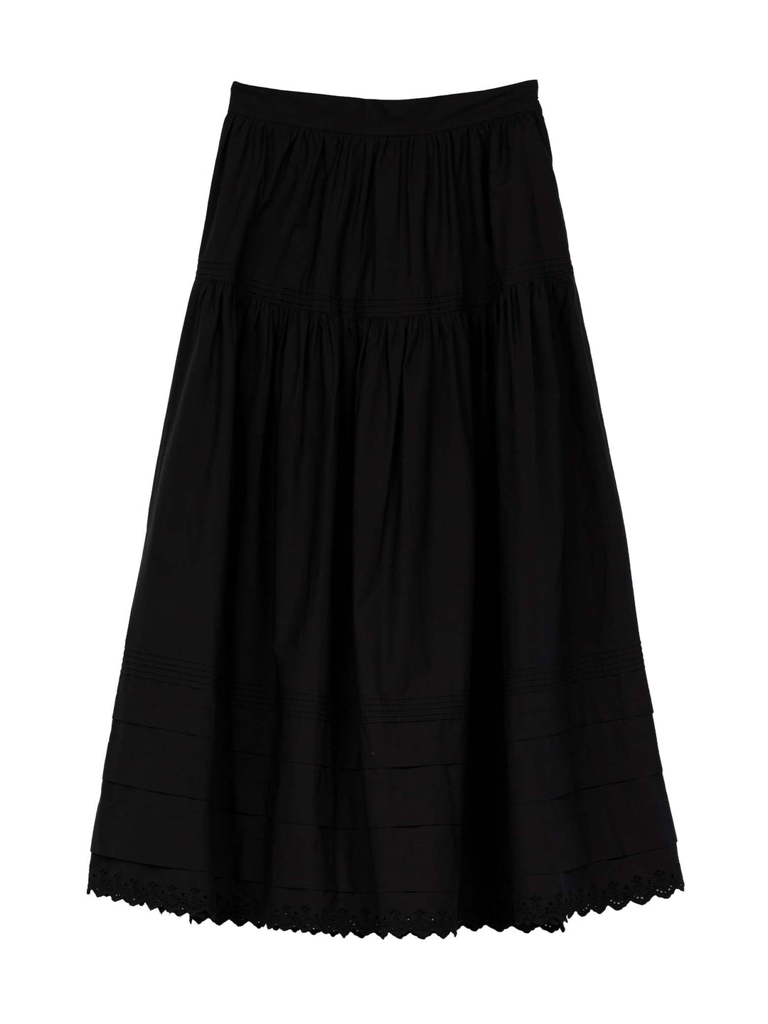 Sebastiane Cotton Midi-Skirt