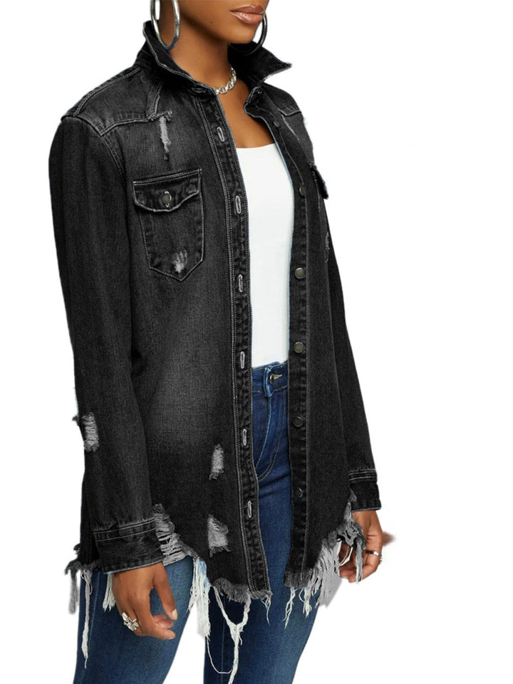 Sexy Modesch Damen Denimjacket